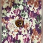 Eddie Bauer  Women's Vintage Oversized Button Down Cotton Corduroy Shirt Floral-M Photo 4