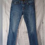 Lucky Brand  Sweet N Straight Ladies' Blue Denim Jeans With Raw Hems Photo 0