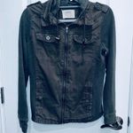 Ashley  By 26 International Hooded Utility Women’s Jacket Small Green Long Sleeve Photo 0