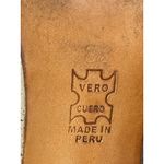 John Fluevog  Kendra Gray Beige Floral Leather Pointed Toe Slip On Pump Heels 8.5 Photo 5