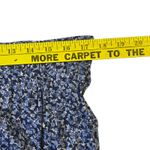 Kathi Lee Floral Print Button Front Maxi Skirt Size 14 Navy Blue Rayon Y2K** Photo 6