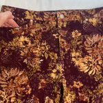 Seven7  High Rise Skinny Corduroy Pants Dark‎ Floral Print Fall Women's Size 18 Photo 11