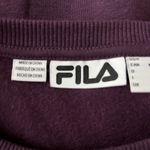 FILA Shirt Womens Medium Purple Yellow Crop Sweatshirt Logo Graphic Streetwear Photo 6