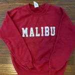 Malibu Sweatshirt Red Photo 0