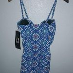 Shore Shapes 8 Swim Dress One Piece Swim Suit New! Blue Photo 7