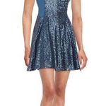 Rachel Roy  women's size 2 sparkle sequin embellished frayed sleeveless dress Photo 0