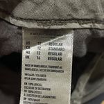 American Eagle  Women's Wide Leg Trouser Pant Moss Green Paper bag Tie Size  12 Photo 5