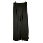 Ghanda Dark Charcoal Gray Ribbed Flare Lounge Pants M Size M Photo 1