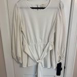 Ava James  3/4 Sleeve Cinched Waist Top Photo 0