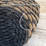 Brighton VTG Purse Janie Shoulder Bag Brown Black Patent Leather Woven Straw Y2k Photo 9