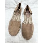 Eileen Fisher  Beige Lace-Up Perforated Espadrille Flats Shoes US 8 1/2 Photo 2