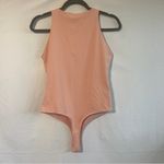Reoria Blush Pink Sleeveless Bodysuit Womens Size Medium One Piece Feminine Soft Photo 3