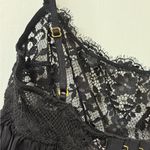 Victoria's Secret  Black Lace Belted Dress Photo 5