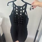 Guess  Black Cage Dress Photo 4