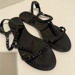 Rebecca Minkoff Sava Studded T-Strap Jelly Sandals Black Size EU 40 Photo 4
