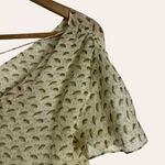 Marni Cream Dotted Feather Print V Photo 1