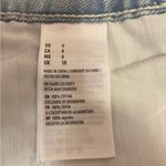 American Eagle  Outfitters Lite Wash Mini Short Fray Distressed Denim Skirt - 6 Photo 5