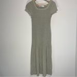 Free People  Beach Soft Shell Midi Dress Maxi Drop Waist FP Cottage Coastal Sz S Photo 1