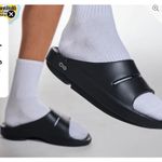 Oofos Ooahh Black Support and Comfort Slide Sandal, sz 39(M:6, W:8) Photo 2