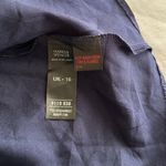 Navy Blue Lace Bow Slip Dress Size L Photo 2