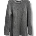 Jenni Kayne Cashmere Sweater Size Medium Gray 100% Women's Long Sleeve Luxe Cozy Photo 0