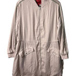 Jennifer Lopez Light Pink Full Zip Jacket Embellished Sleeves Women’s Size 1X Photo 0