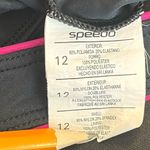 Speedo  Swimsuit One Piece Black Pink 12 Photo 4