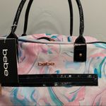 Bebe NWT Giselle Rolling Duffel Multi Color Bag Photo 5
