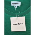 superdown  Cory Ruched Side Mini Dress Green Medium Revolve NWT Photo 5