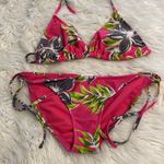 Xhilaration  Swim Bikini size M excellent condition pink,gray and green Photo 1