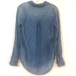 Cloth & Stone denim look tunic laced neck top XS Photo 3