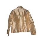 Dismero Women's Blazer Jacket Y2K Vermoda SPA Satin Lined Zipper Pocket Small Orange Size 4 Photo 10