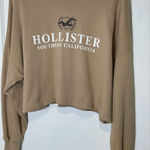 Hollister California Graphic Logo Applique
Embroidered crop crew Sweatshirt M Photo 0