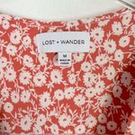 Lost + Wander  Pick Me At Hello Surplus Top Floral Tie Waist Size Medium M EUC Photo 6