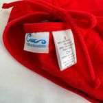 California Waves RED Juniors' Ribbed Side-Tie Bandeau Bikini Swim Top Size S NWT Photo 8