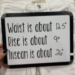 Free People Anthro Sz 24 Jeans High Rise Busted White Distressed Skinny Women’s Photo 10