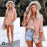 ACOA Leopard Satin blouse Size M Photo 1