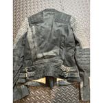 Scotch & Soda  Maison Scott Leather Biker Moto Zip Jacket Distressed‎ Size 2 Photo 4