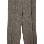 Rafaella Brown Plaid Dress Pants Size 6 Petite Brown and Green Plaid Trousers Photo 0