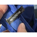 Pretty Little Thing  BLUE MINI CRINKLE UNDERWIRED SQUARE NECK BIKINI Set Photo 7