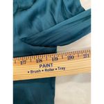 Paige  Long Sleeve Cleobelle Tie Neck Button Up Shirt Green Women's Size Small Photo 9