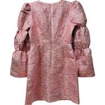 Tuckernuck NWT HYACINTH HOUSE Pink Multi Jacquard Puff Sleeve Darcy Mini Dress M Photo 4