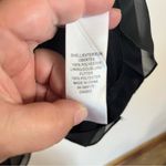 Adrianna Papell  Draped One Shoulder Tiered Chiffon Dress‎ Black Cocktail Size 14 Photo 7