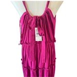 NWT Mila Mae x Nordstrom Pink Maxi Dress | XL Tie Back Smocked Sundress Photo 3