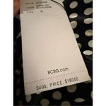 NWT Womens BCBG BCBGMaxazria Asprin Polka Dot V Neck Long Sleeve Dress Photo 1