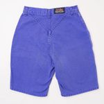 Vintage 80s Ozark Mountain Purple Denim Shorts Size 24 Photo 2