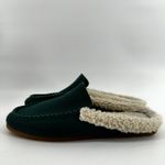 Rothy's  The Scuff Slipper Slip On Merino Wool Sherpa Comfort Green 11M NWOT Photo 3