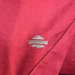 Harley Davidson  Size XL Maroon 3/4 Sleeve Lightweight Jacket Photo 6