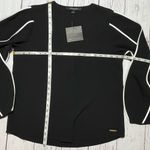 Marc New York Andrew Marc NY Black Top Balloon Sleeve, Size M Photo 6