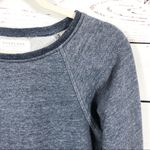 Everlane  The Crew Sweatshirt: Marled Navy Blue Photo 4